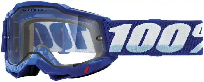 100% Accuri 2 Enduro MTB Goggles – Blue/Clear