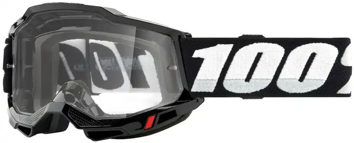 100% Accuri 2 OTG Goggles – Black/Clear