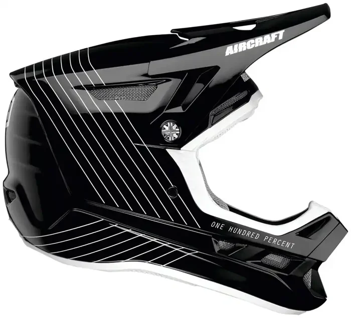100% Aircraft Composite Full Face Helmet – Silo Small