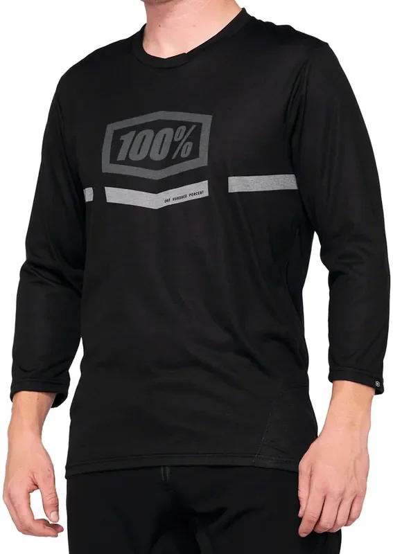100% Airmatic Jersey – Black X-Large