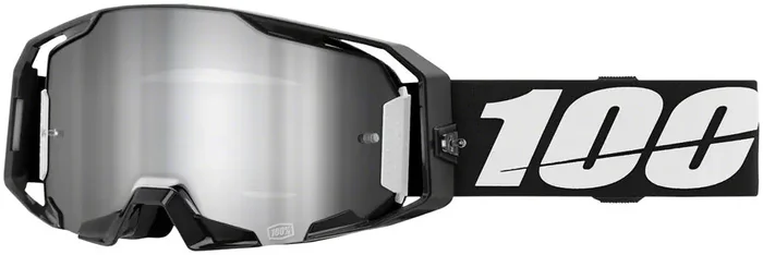 100% ARmatic Goggles – Black Mirror Silver Flash Lens