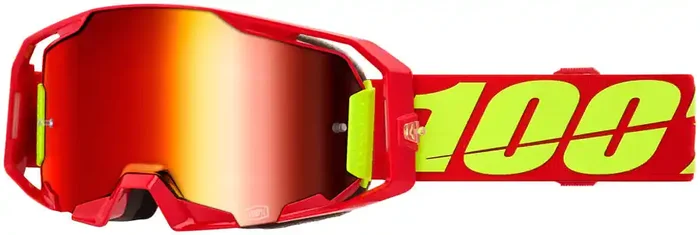 100% ARmatic Goggles – Red Mirror Red Lens