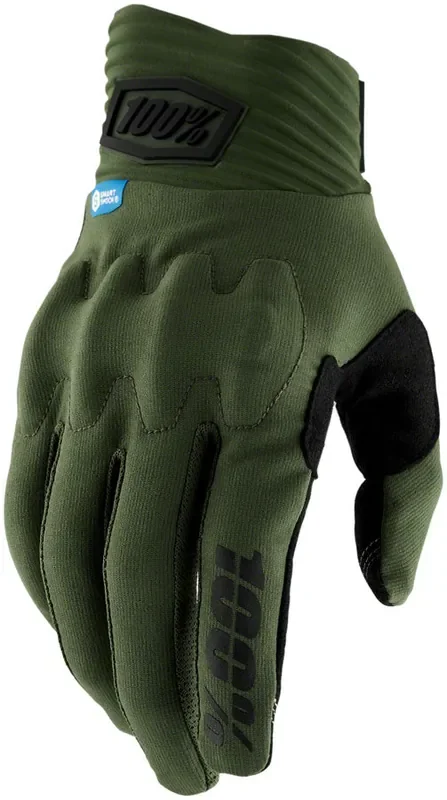 100% Cognito Smart Shock Gloves – Army Full Finger Mens X-Large