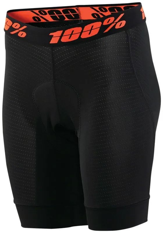 100% Crux Short Liner – Black Womens Small
