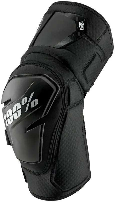 100% Fortis Knee Guards – Black Small/Medium