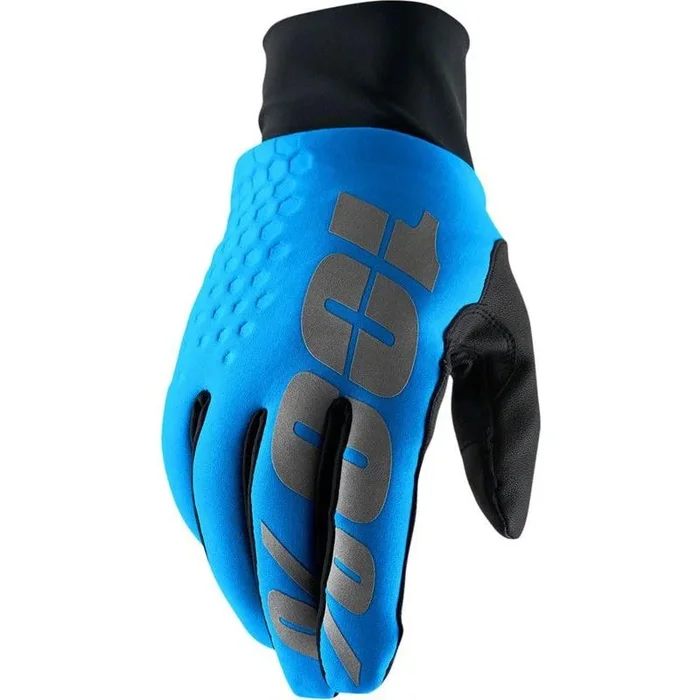 100% Hydromatic Brisker Gloves – Blue Full Finger Large