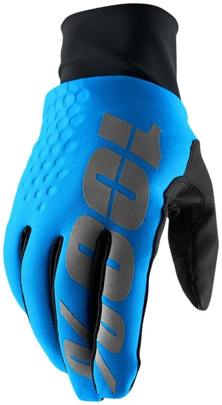 100% Hydromatic Brisker Gloves – Blue Full Finger X-Large