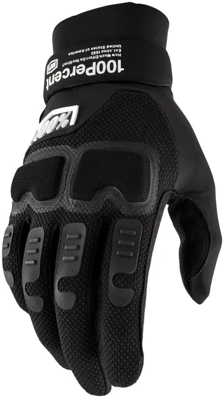 100% Langdale Gloves – Black Small