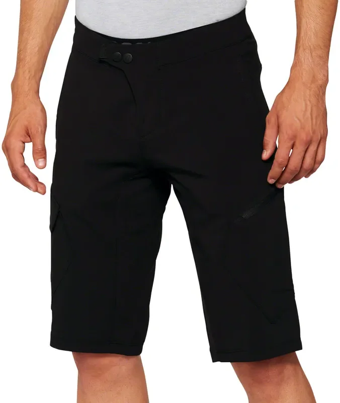 100% Ridecamp Shorts with Liner – Black Size 26