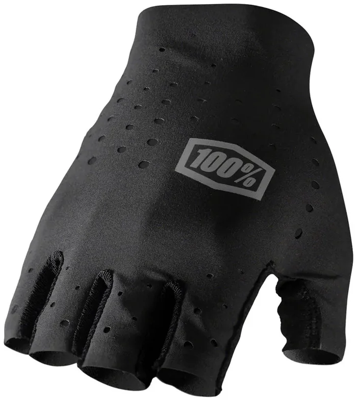100% Sling Gloves – Black Short Finger Small
