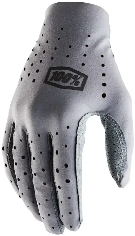 100% Sling Gloves – Gray Full Finger X-Large