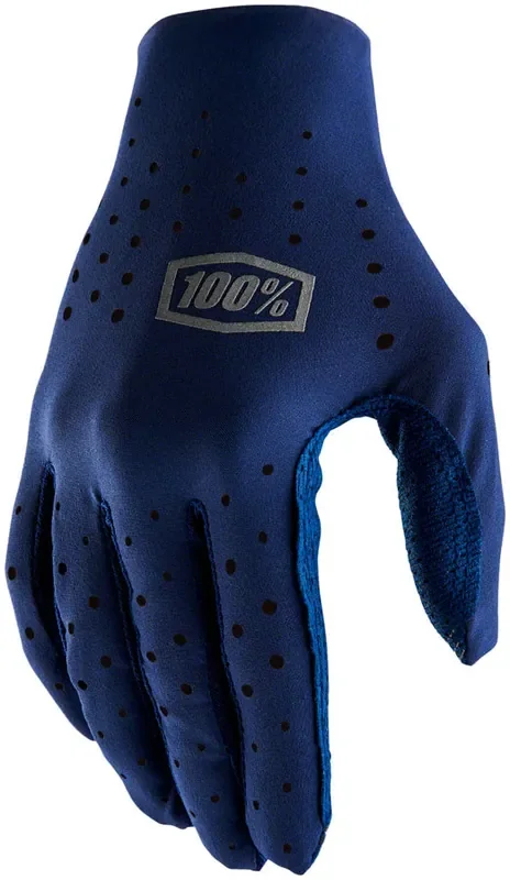 100% Sling Gloves – Navy Full Finger Medium