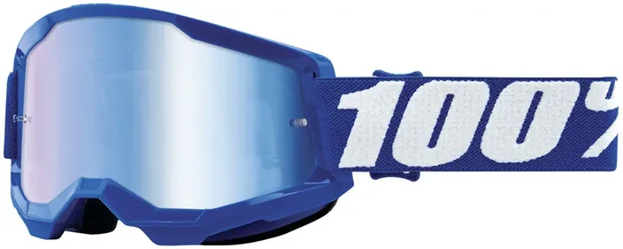 100% Strata 2 Goggles – Blue Mirror/Blue