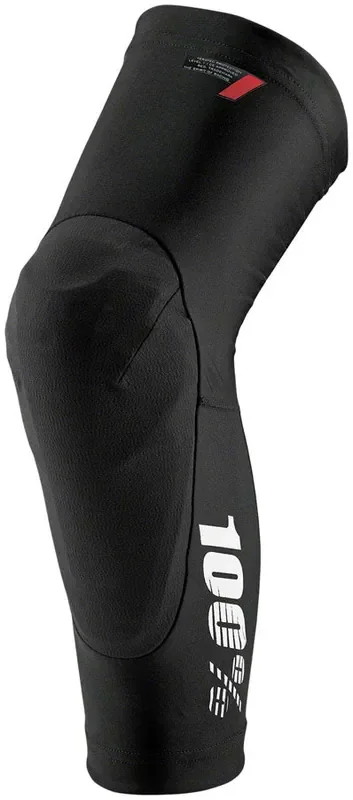 100% Teratec Knee Guards – Black X-Large