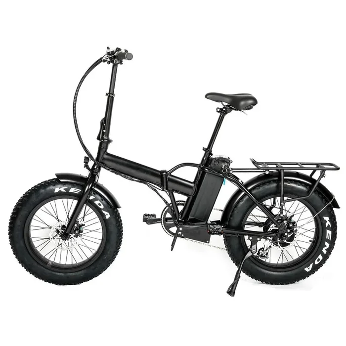 2025 Eunorau E-FAT-MN 500W 48V Folding Foldable 7 Speed Fat Tire Electric Bike