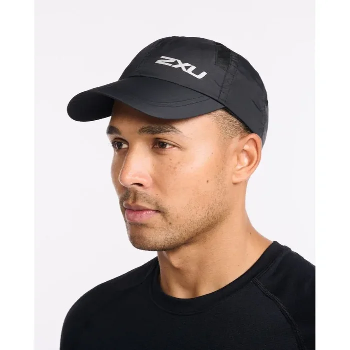 2XU Run Cap Black/Black One Size