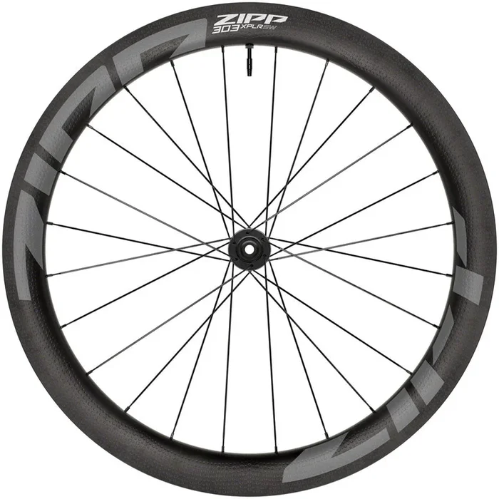 303 XPLR SW Front Wheel – 700, 12 x 100mm, Center-Lock, Carbon, Black, 24H, A1