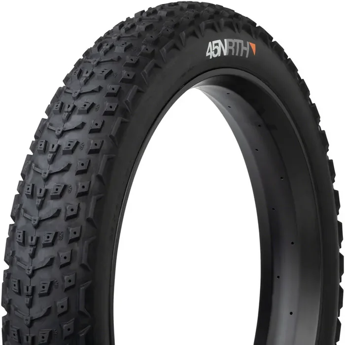 45NRTH Dillinger 5 Tire – 26 x 4.6 Tubeless Folding BLK 120 TPI Custom Studdable