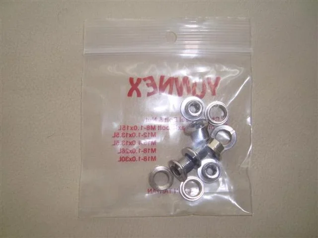 6mm Chainring Bolt Set