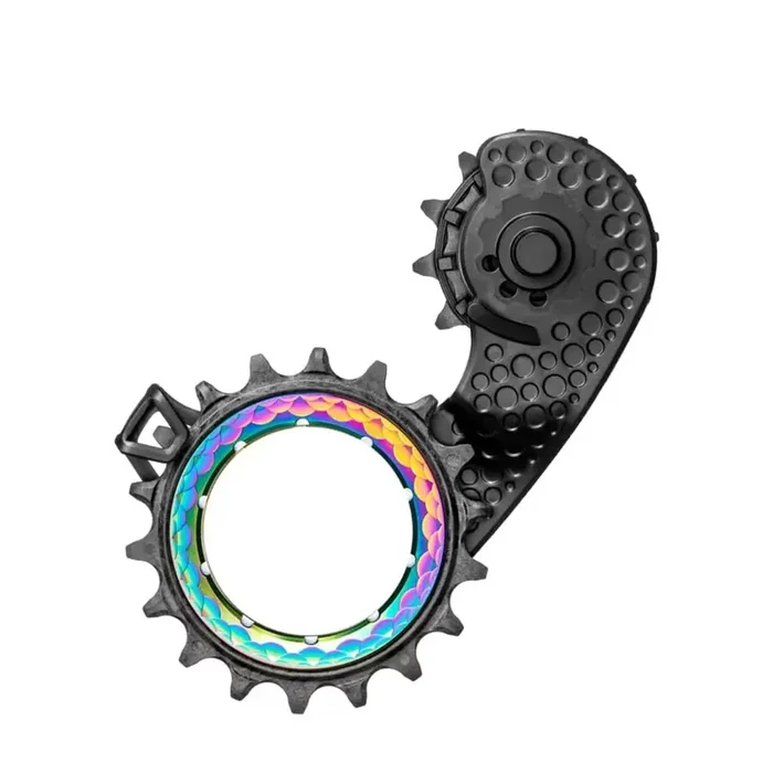 Absolute Black Carbon-Ceramic Hollow Cage SRAM AXS – Rainbow