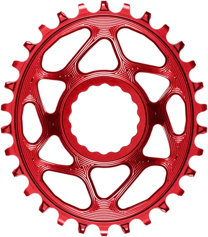 Absolute Black Oval Cinch DM Boost Chainring 30T – Red