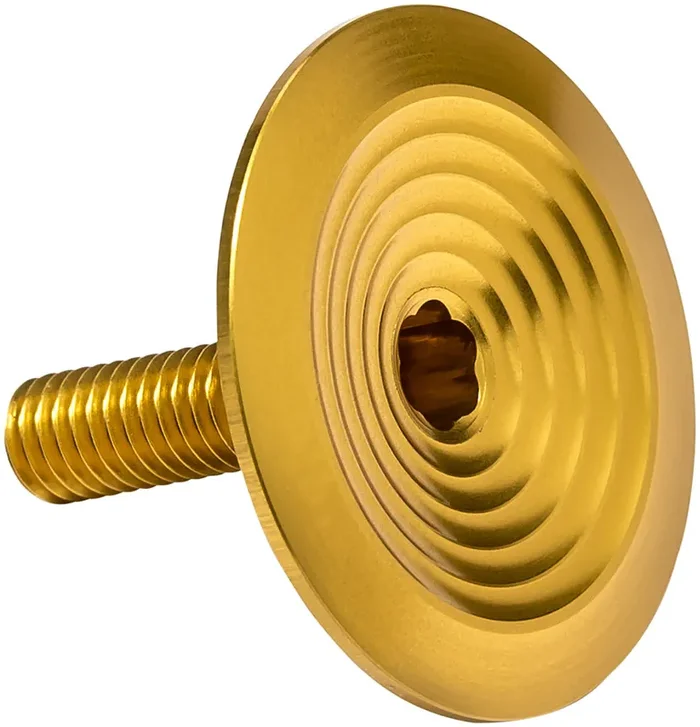 absoluteBLACK Integrated Headset Top Cap and Bolt – Gold