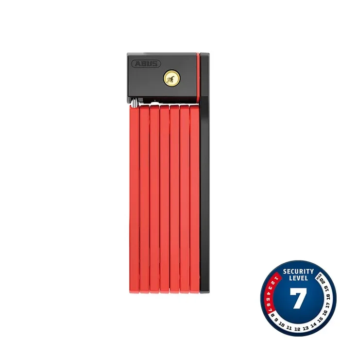 Abus Bordo Big uGrip 5700 Folding Lock Key 100cm 3.3 5mm Red