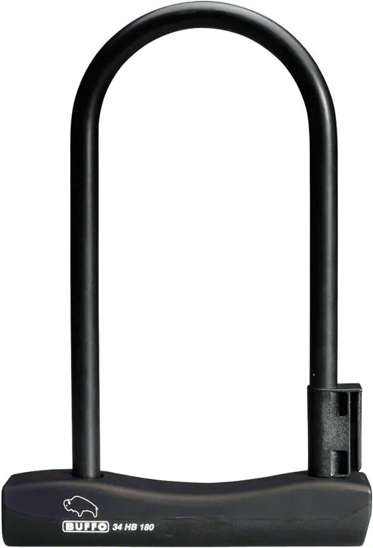 Abus Buffo U-Lock – 4 x 9″ Keyed Black Includes bracket