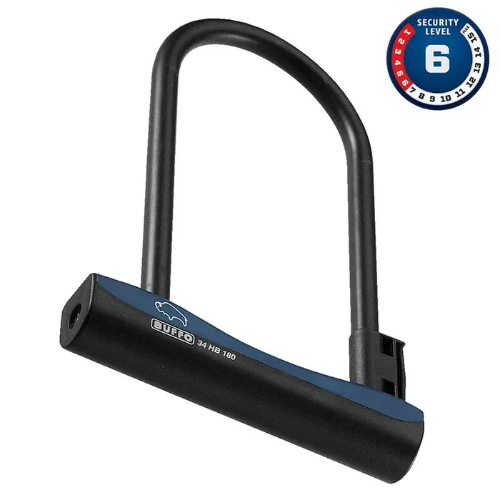 Abus Buffo U-Lock Key 12mm 18.0cm x 23.0cm 8.0″ x 9.0″ USH 32 Black