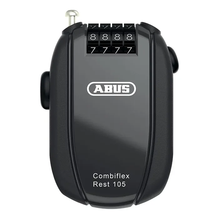 Abus Combiflex Rest Retractable Combo Lock – 105cm Black