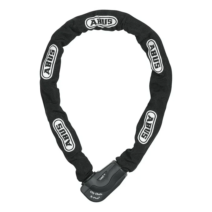 ABUS Keyed Chain Lock Granit City XPlus Chain (110cm) Black