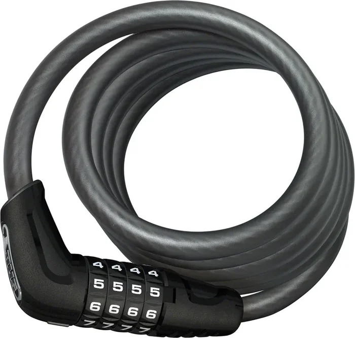 ABUS Numero 5510C Cable Lock -Combination 180cmx10mm With SR Selle Royal Mount BLK