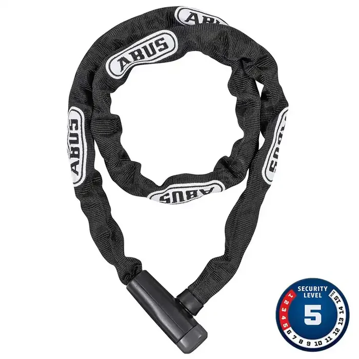 ABUS Steel-O-Chain 5805K Keyed Lock 75/5mm Black