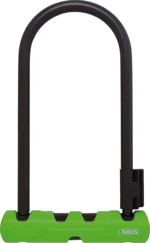 Abus Ultra 410 U-Lock – 3.9 x 9″ Keyed Black/Green Includes bracket