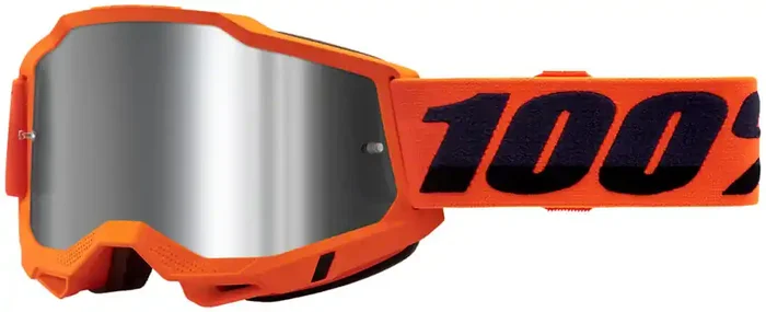 ACCURI 2 Goggle Neon/Orange – Mirror Silver Flash Lens