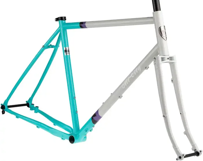 All-City Gorilla Monsoon Frameset – 650b Steel Aqua Seafoam 52cm