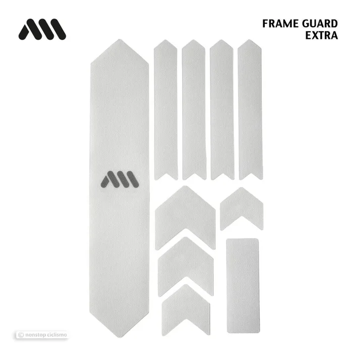 All Mountain Style HONEYCOMB EXTRA Frame Guard Protection : CLEAR/SIL