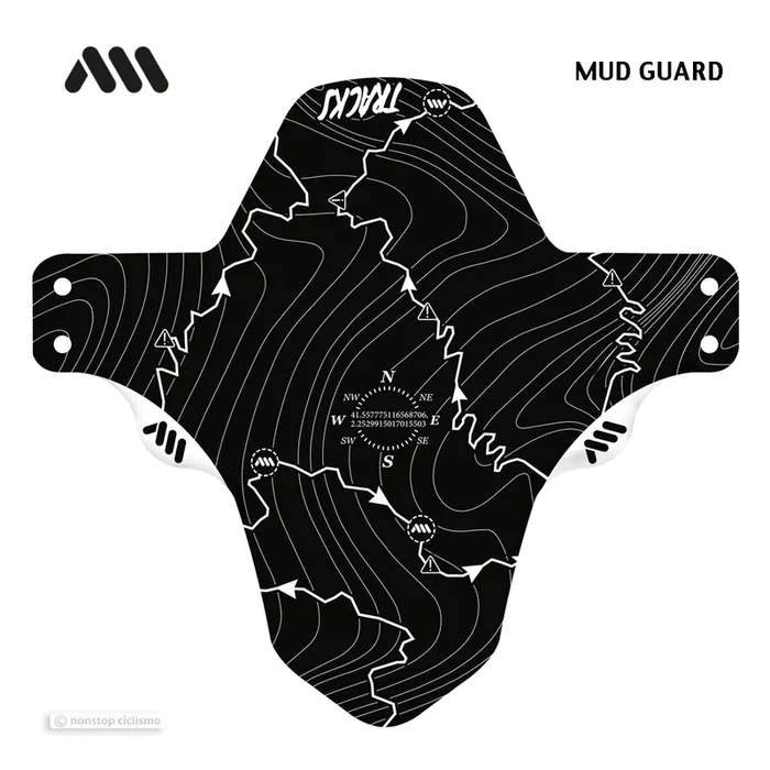 All Mountain Style MUDGUARD Front Fender : TRACKS WHITE