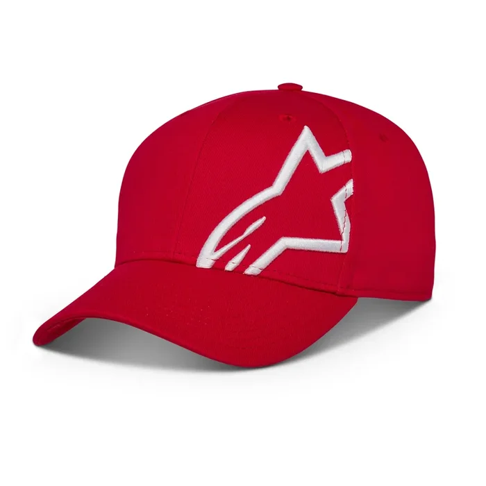 Alpinestars Corp Snap 2 Hat Red/White One Size