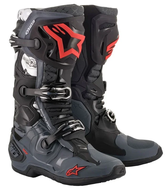 Alpinestars Tech 10 San Diego Le Boots Black/Grey/Red 12