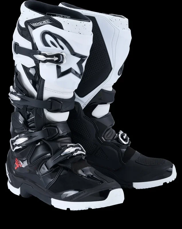 Alpinestars Tech 7 Enduro Black/White 12 Black/White 12
