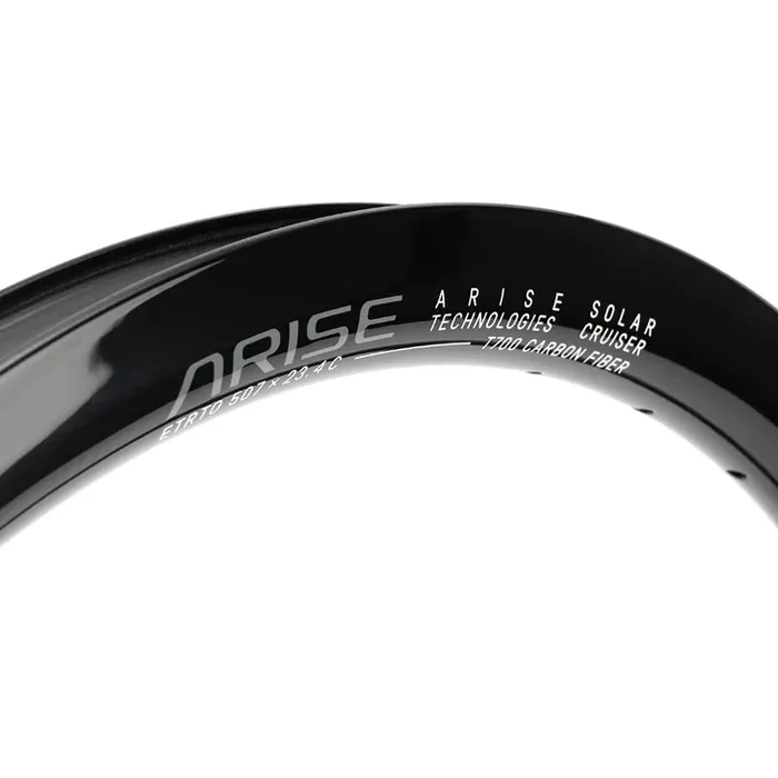 ARISE Solar Cruiser Rim 24 Holes 36 Black Front