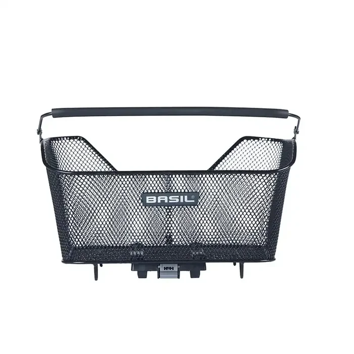Basil Base M MIK Rear Basket – Black