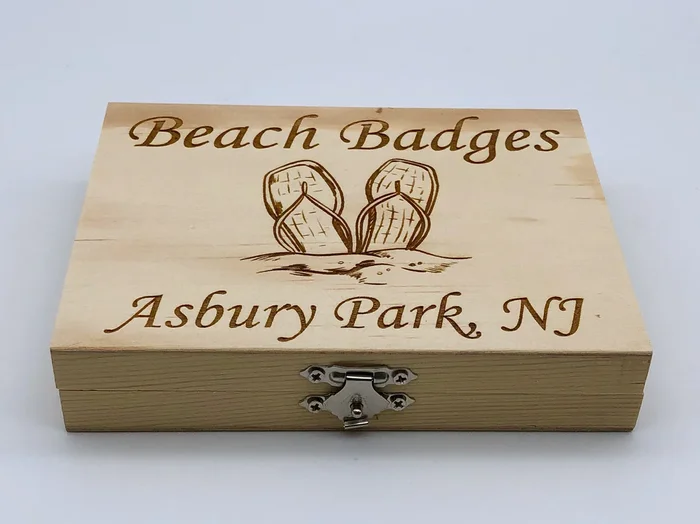 Beach Badge Box – Flip Flops – Asbury Park