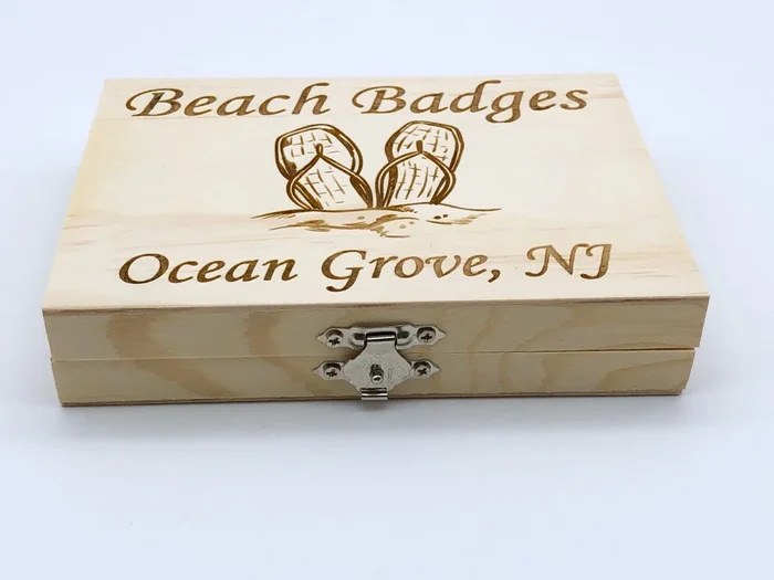 Beach Badge Box – Flip Flops – Ocean Grove