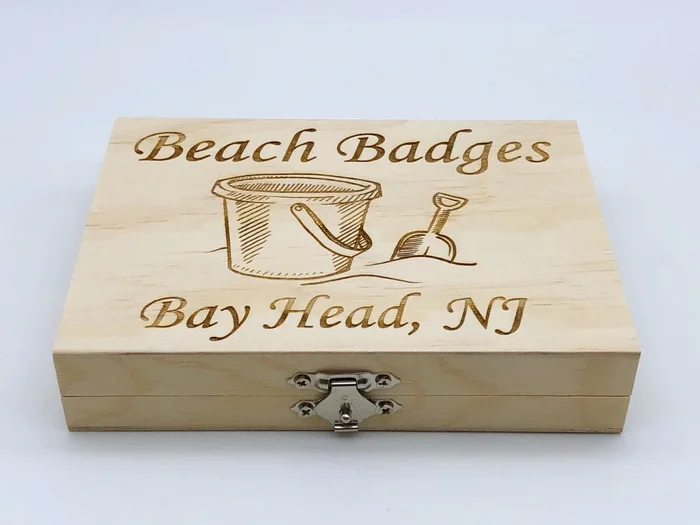 Beach Badge Box – Sand Bucket – Bay Head