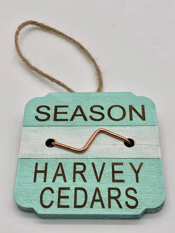 Beach Badge Ornament – Harvey Cedars