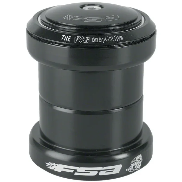 Big Fat Pig 1.5″ Threadless Headset, Black