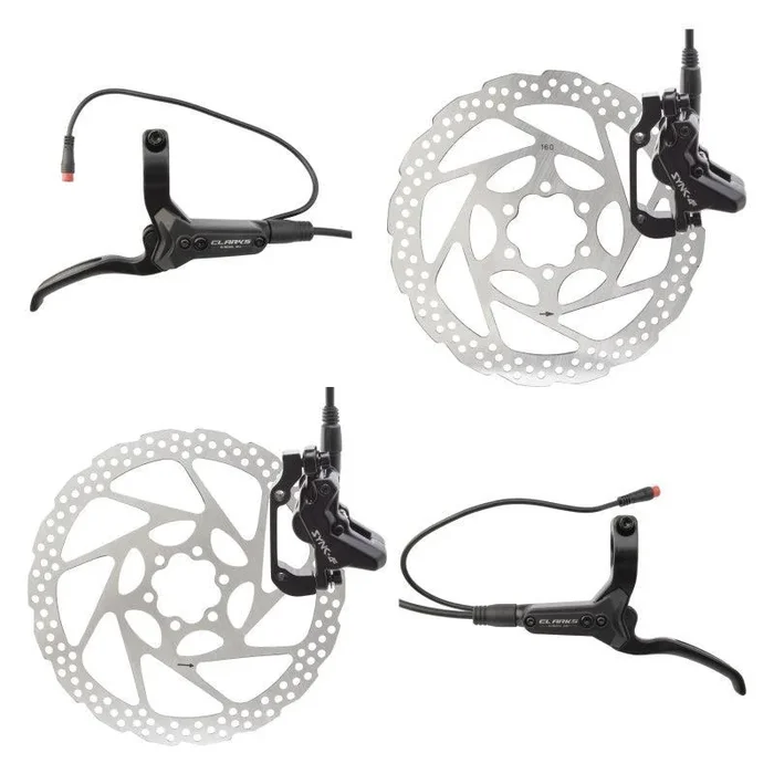 BRAKE DISC CLK SYNC-4E HYD FT-180/RR-160 w/LVRS BK