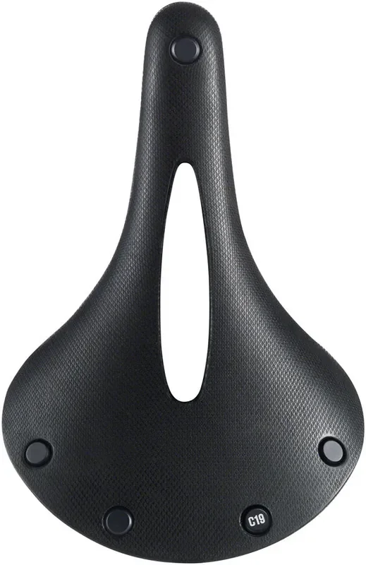 Brooks C19 Carved All Weather Saddle – Steel Black Mens